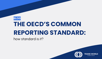 Typographical image that reads: The OECD's Common Transmission System