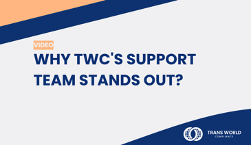 Typographical image that reads: Why TWC's Support team stands out?