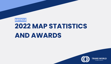 Typographical image that reads: 2022 MAP Statistics and Awards