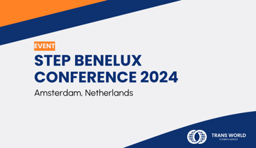 Typographical image that reads: STEP Benelux Conference 2024: Amsterdam, Netherlands