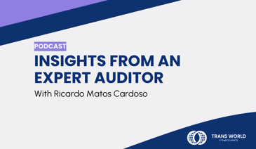 Typographical image that reads: Insights from an expert auditor with Ricardo Matos Cardoso