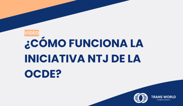 Imagen tipográfica que dice: ¿Cómo funciona la iniciativa NTJ de la OCDE?