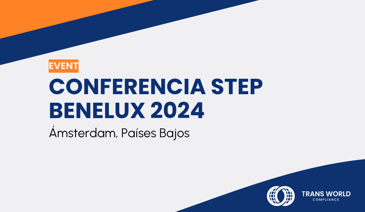Imagen tipográfica que dice: Conferencia STEP Benelux 2024: Ámsterdam, Países Bajos