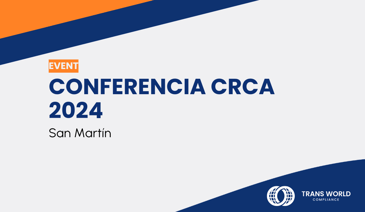 Imagen tipográfica que dice: Conferencia CRCA 2024: San Martín