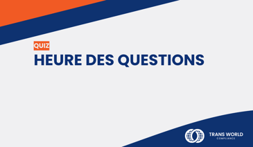 Image typographique qui se lit : Heure des questions