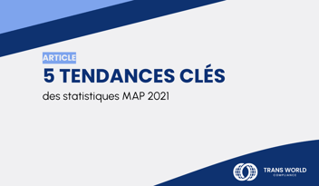 Image typographique qui se lit : 5 tendances clés des statistiques MAP 2021