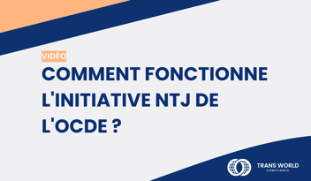 Image typographique qui se lit : Comment fonctionne l'initiative NTJ de l'OCDE ?