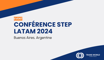 Image typographique qui se lit : Conférence STEP LatAm 2024 : Buenos Aires, Argentine