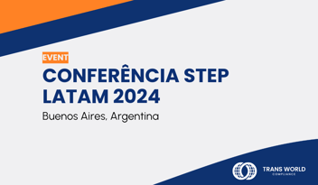 Imagem tipográfica que diz: Conferência STEP LatAm 2024: Buenos Aires, Argentina